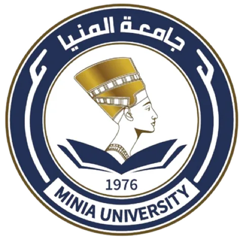 Minia University logo